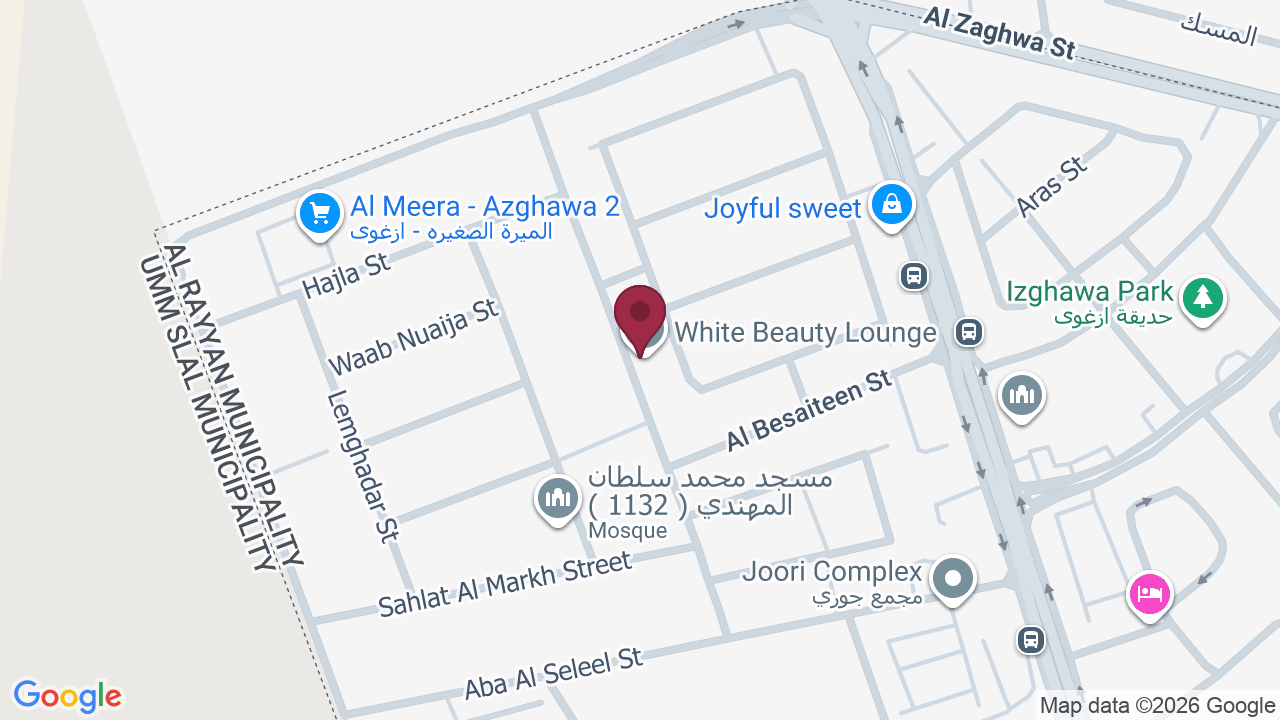 Map showing Izghawa Branch | ازغوى
