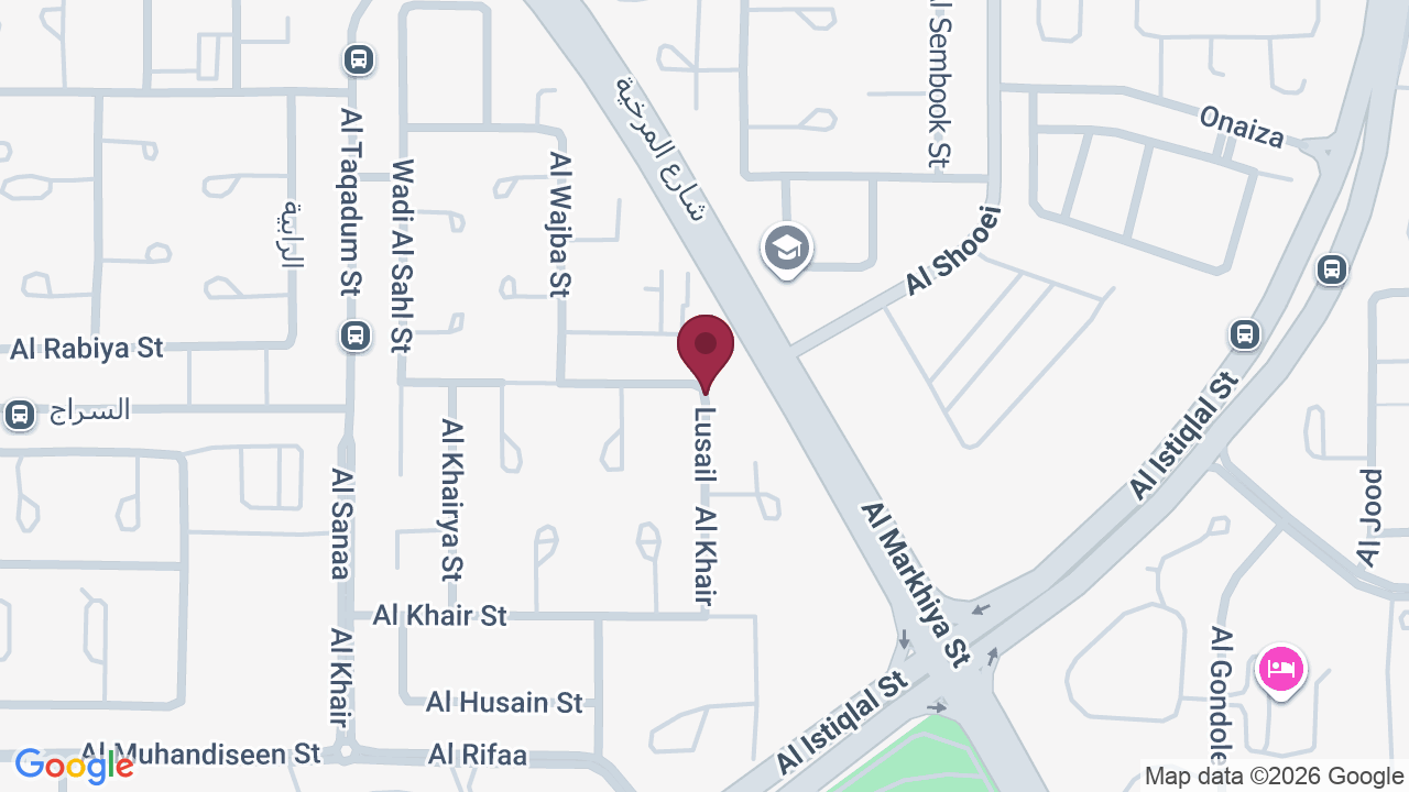 Map showing Nail Station – Lusail