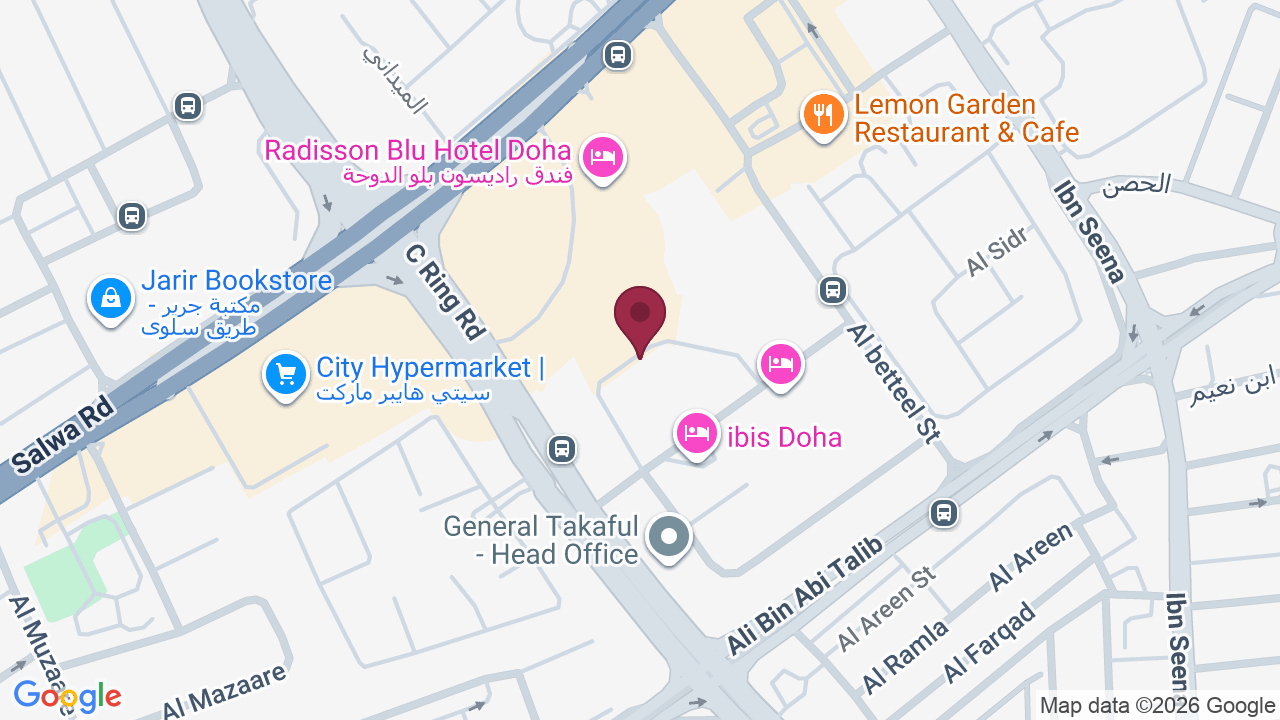 Map showing Al Hayat Ladies Salon and Spa