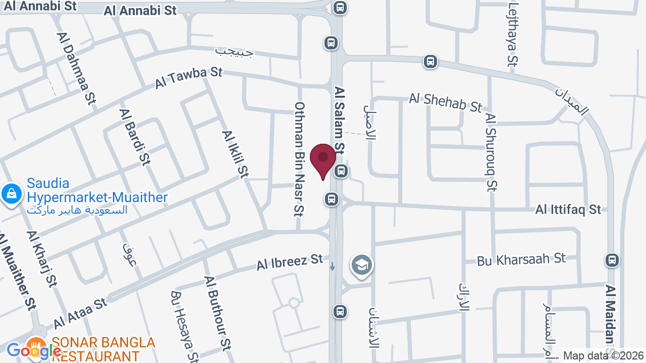 Map showing Lamsat Magribyah Beauty Center