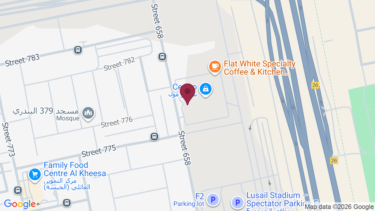 Map showing Nail Station – Centro Mall