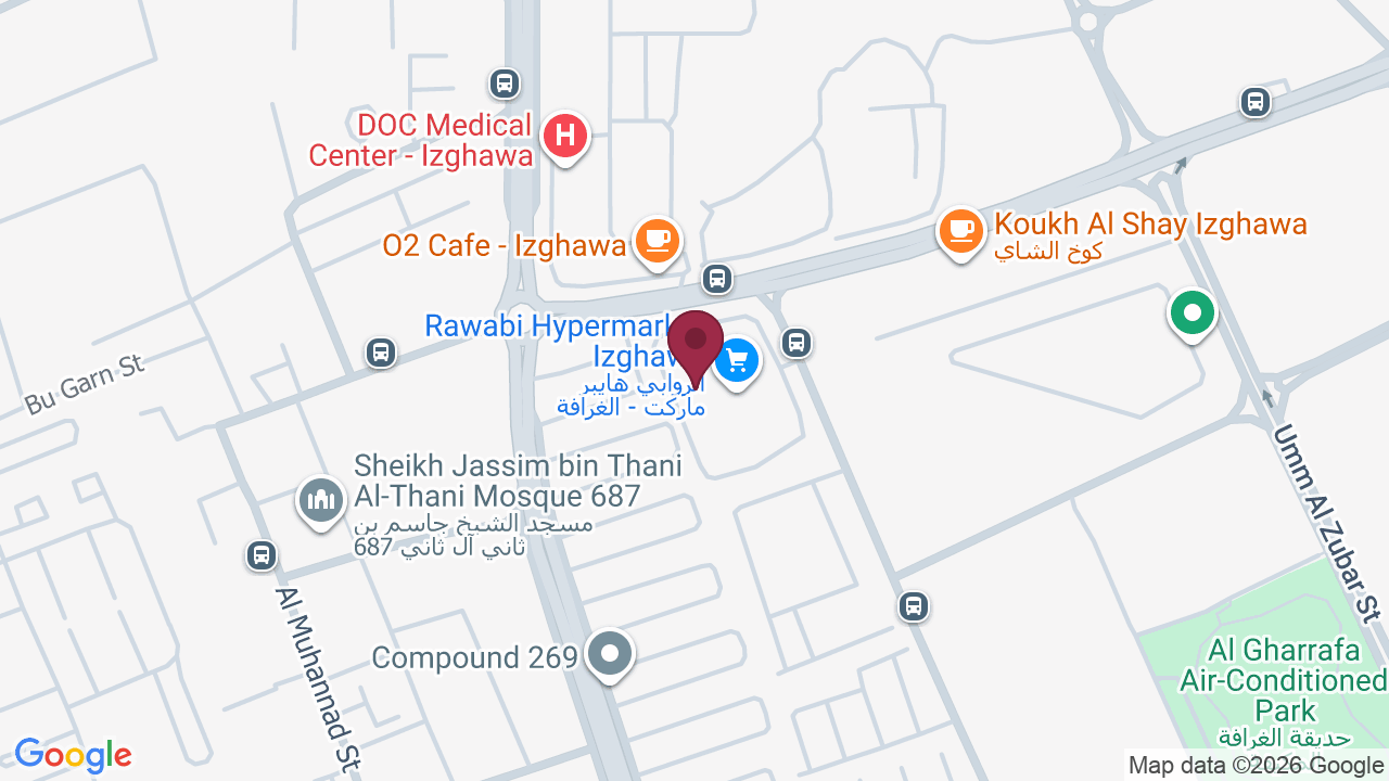 Map showing Zen Massage – Ladies