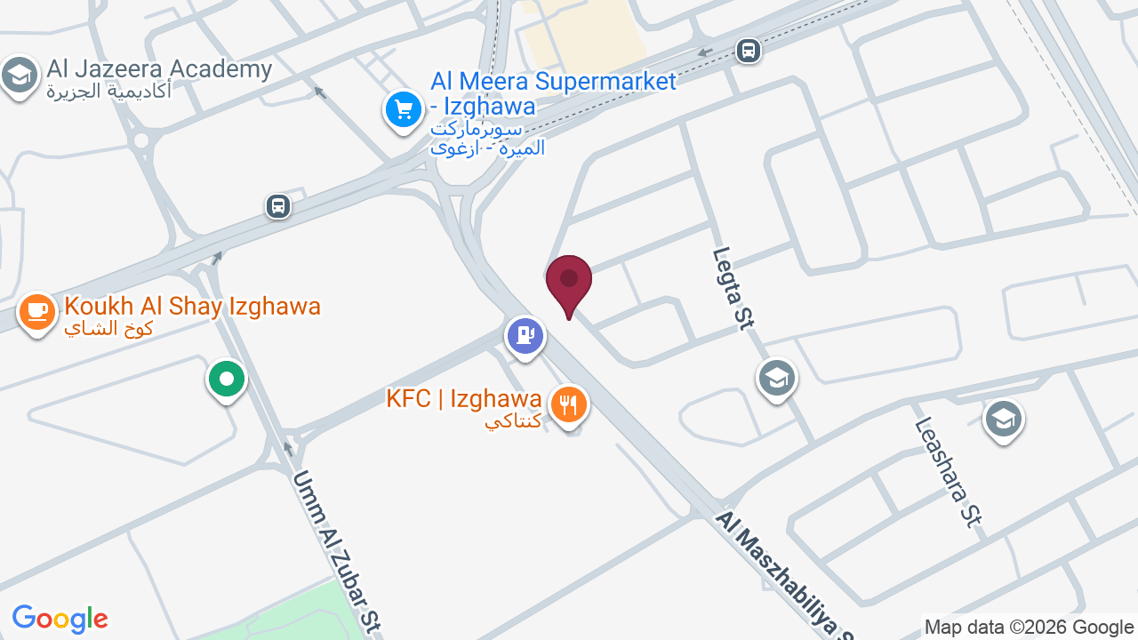 Map showing Glam by F Beauty Salon