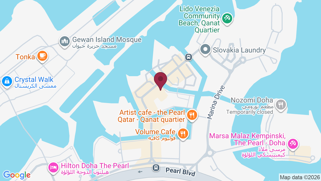 Map showing ABBARA GENTS SALON