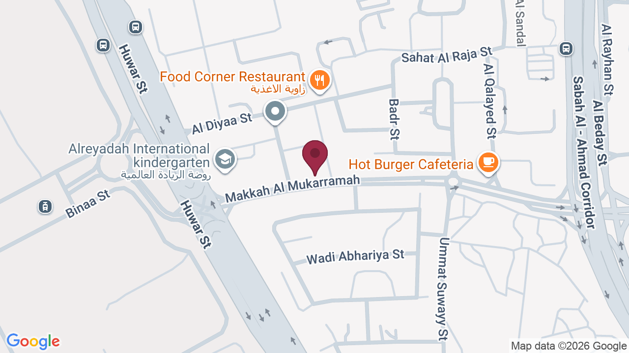 Map showing Kensington Hair & Beauty