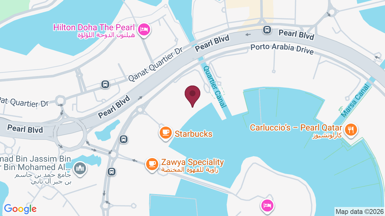 Map showing Beauty Hunters The Pearl