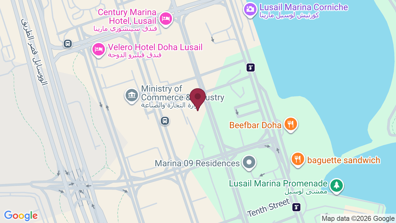 Map showing The Beauty Studio
