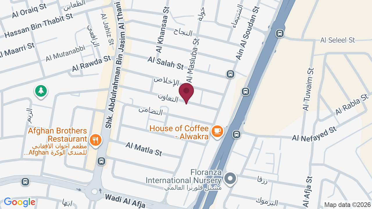Map showing Glow Face Beauty Ladies Salon
