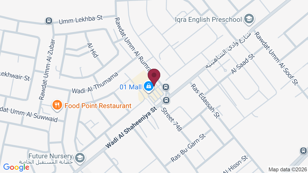 Map showing Varnish Nails & Arts 01 Mall