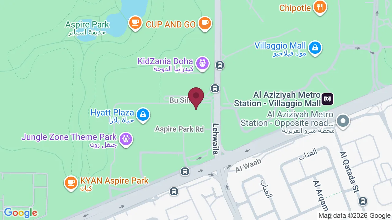 Map showing Beauty Box Salon – Hyatt Plaza