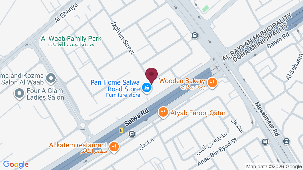 Map showing BD Nails Qatar Salwa