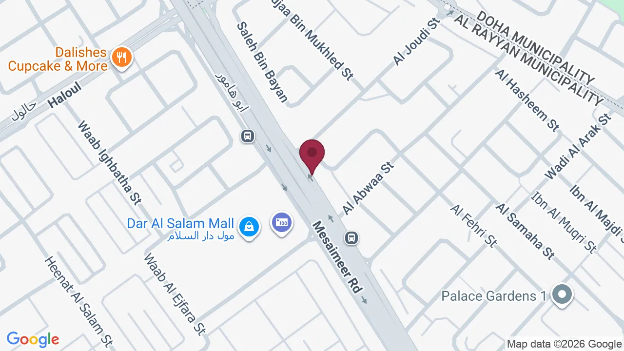 Map showing Melina Salon and Spa صالون وسبا ميلينا