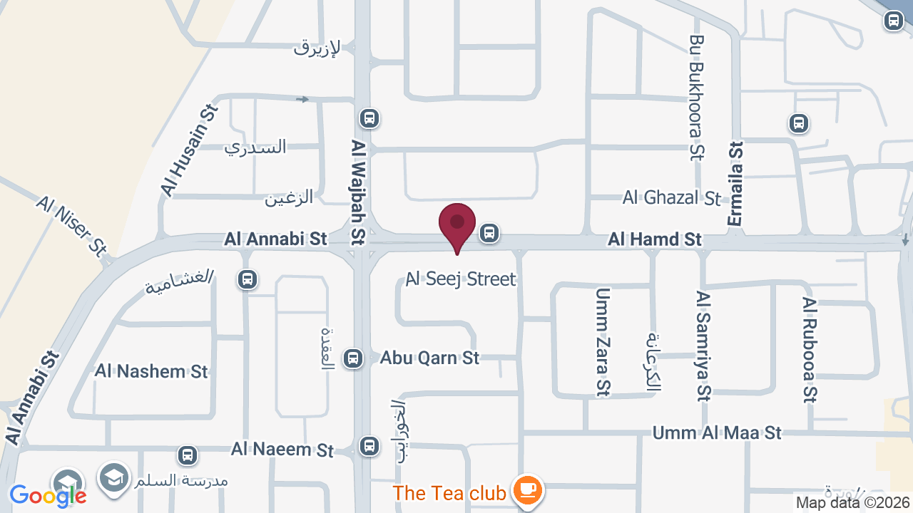 Map showing Nabiha henna Beauty Salon نبيهه حناء