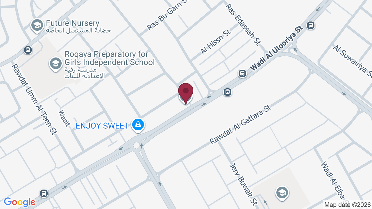 Map showing En Lavender Beauty and Spa ان لافندر بيوتي اند سبا
