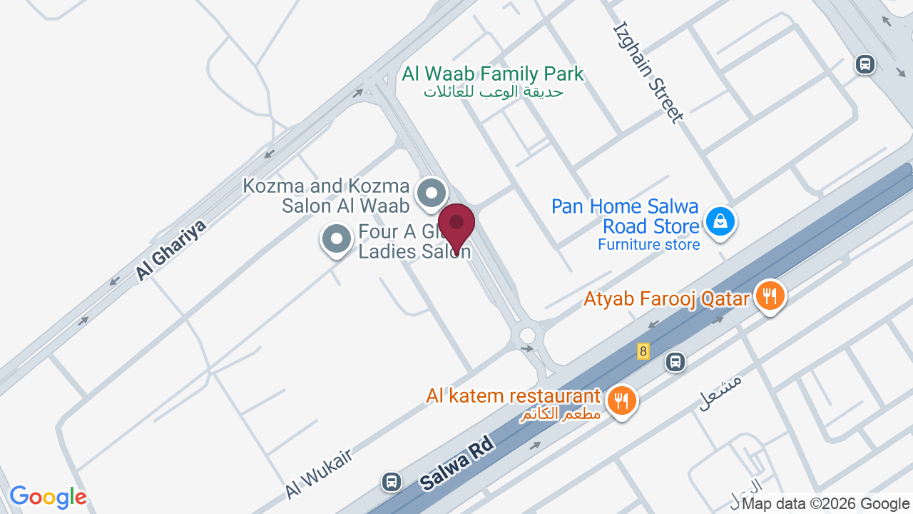 Map showing Janova Women’s Salon