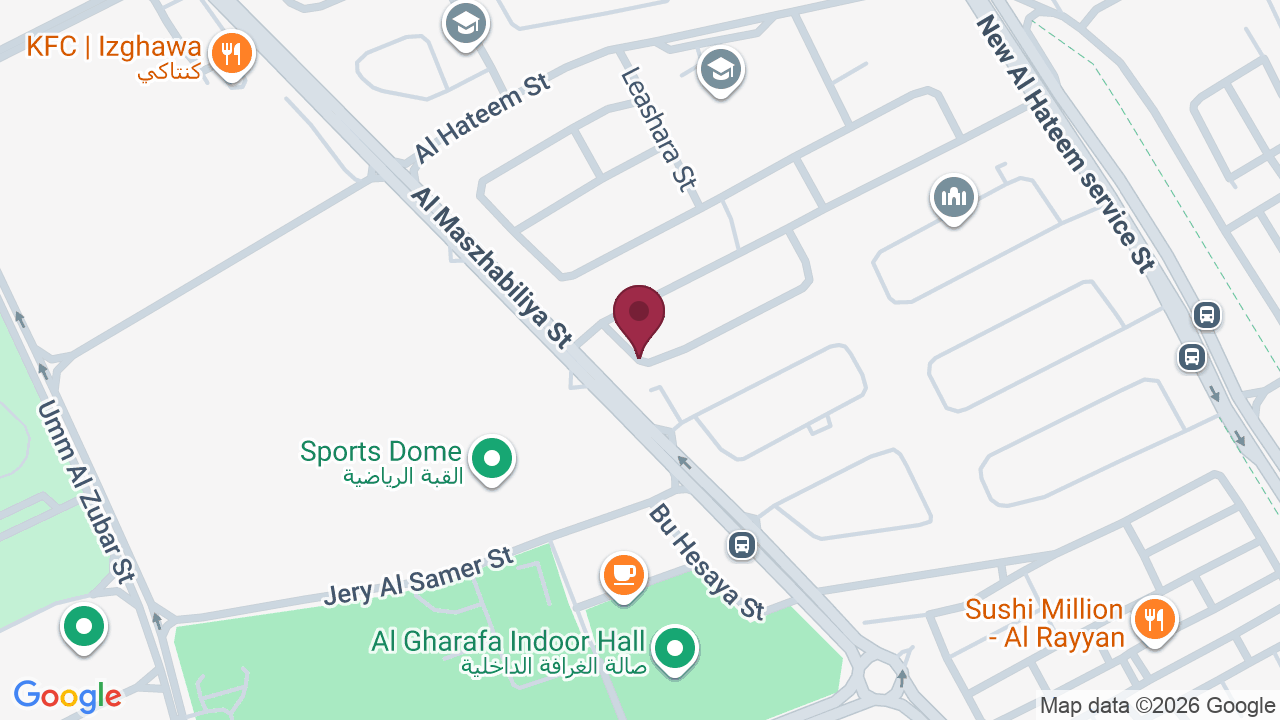 Map showing W New look spa