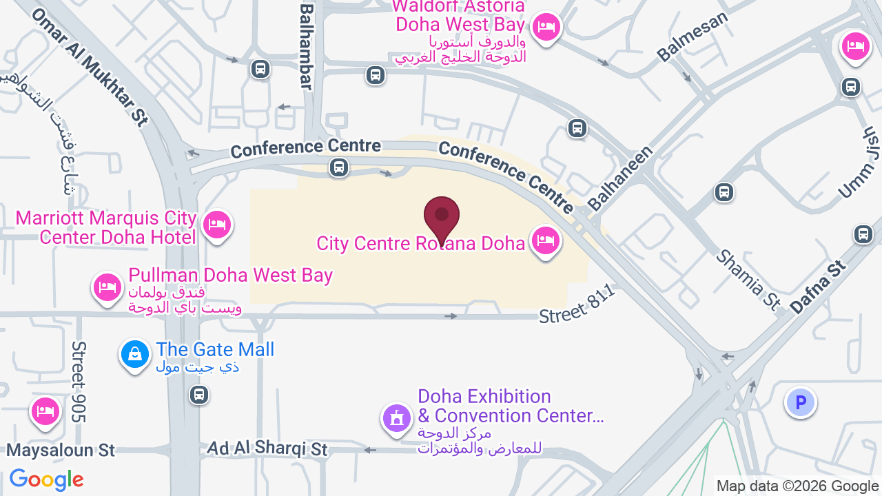 Map showing Noza beauty salon