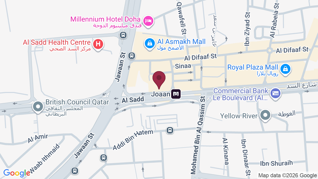 Map showing Janna Salon One Stop Beauty Shop
