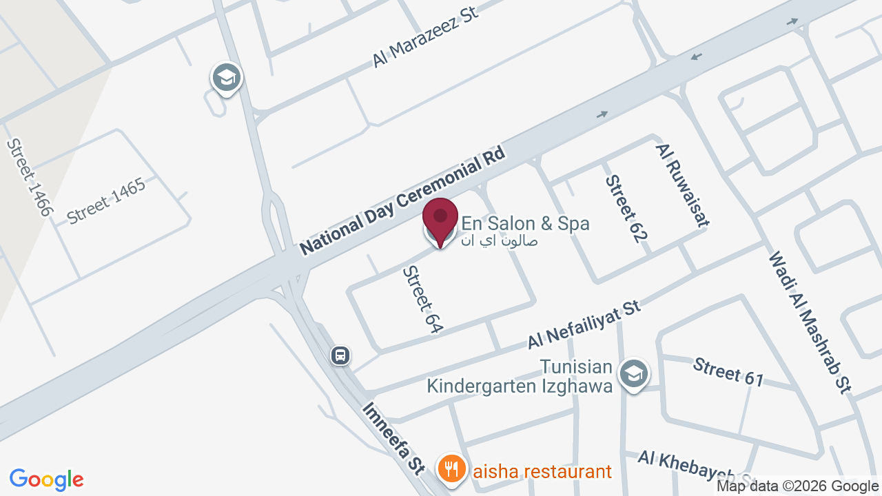 Map showing EN Salon & Spa