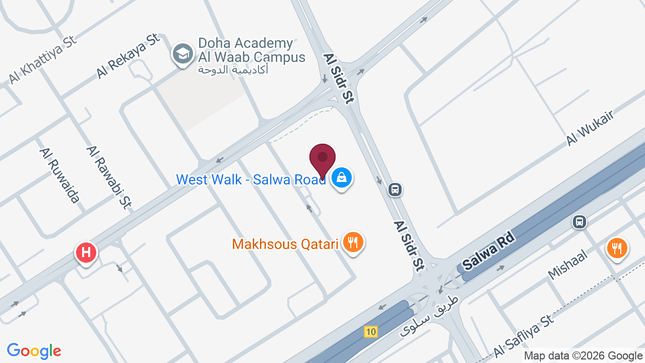 Map showing The Nails Room