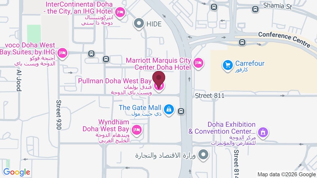 Map showing Golden Moon Queen Spa