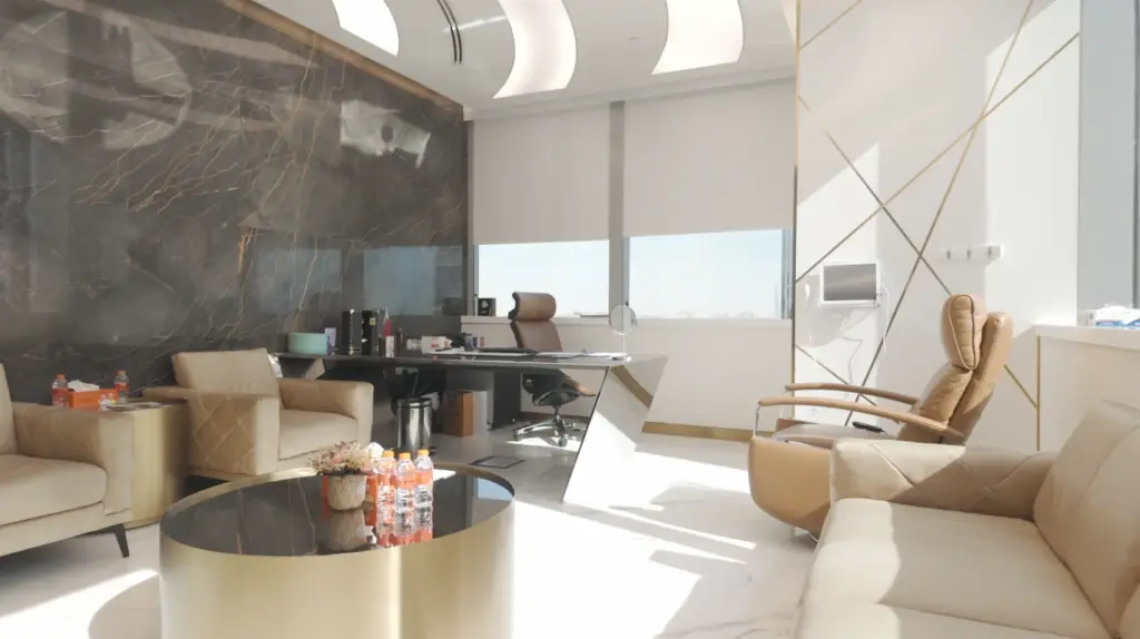 Consultation room at Padra Clinic Qatar, Lusail Marina