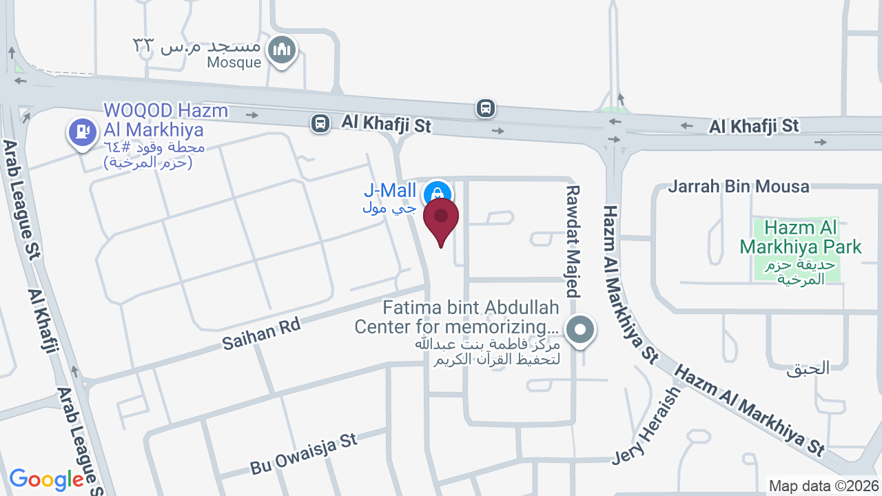 Map showing Global Gym
