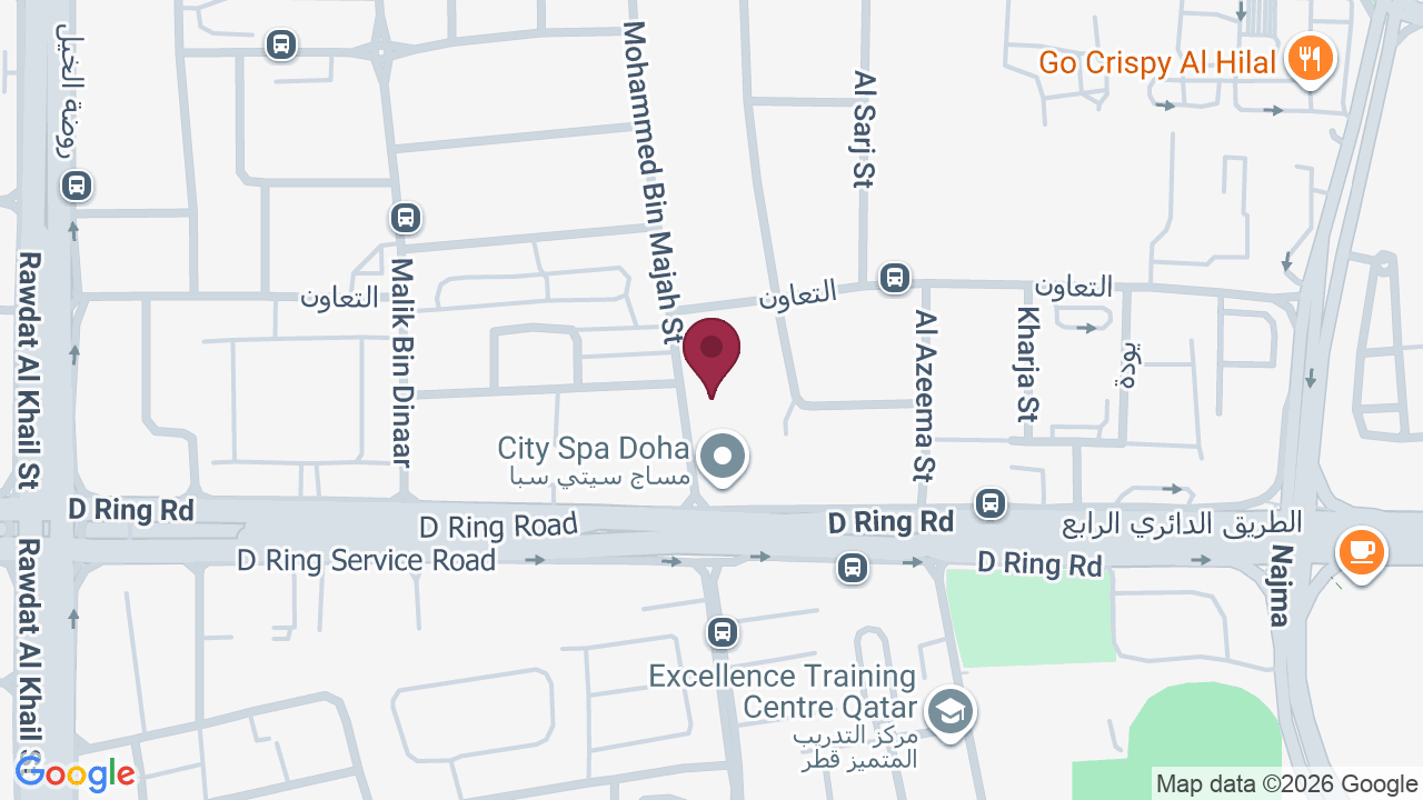 Map showing The Wellness Lab – Al Hilal