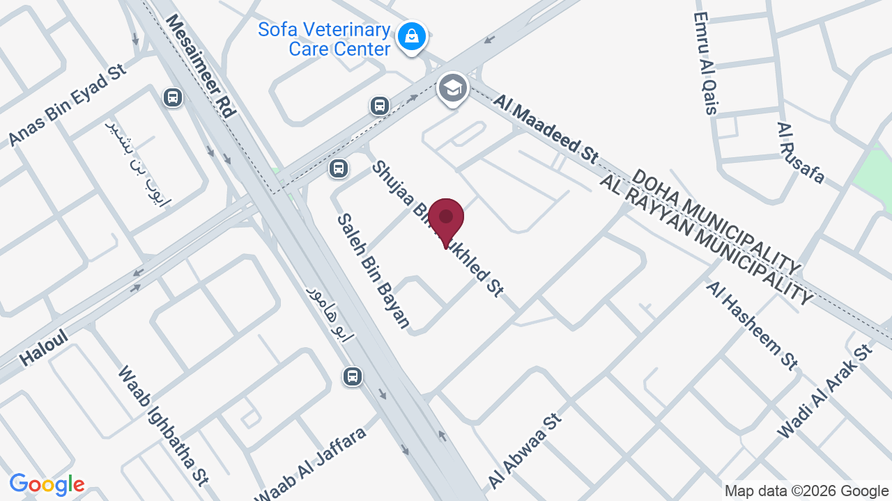 Map showing Donia Beauty Salon