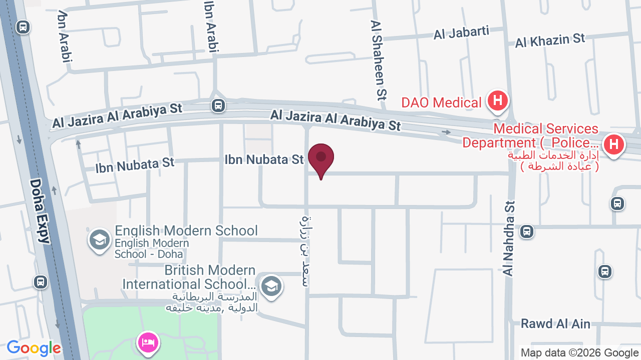 Map showing Sky Beauty Center & Spa