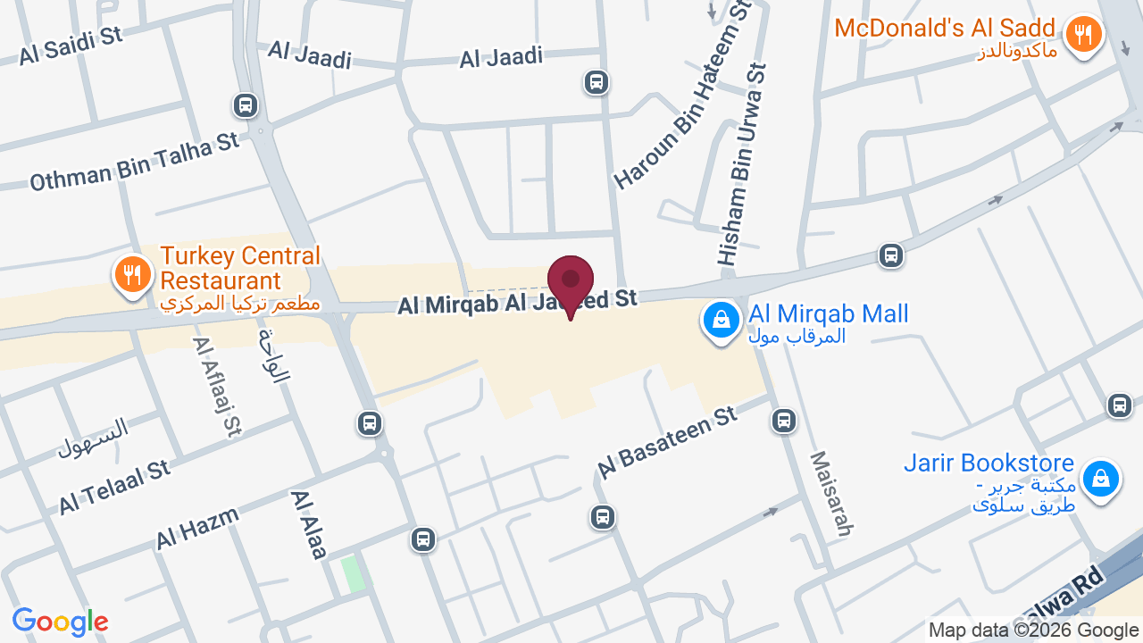 Map showing Meteor Garden Beauty Salon