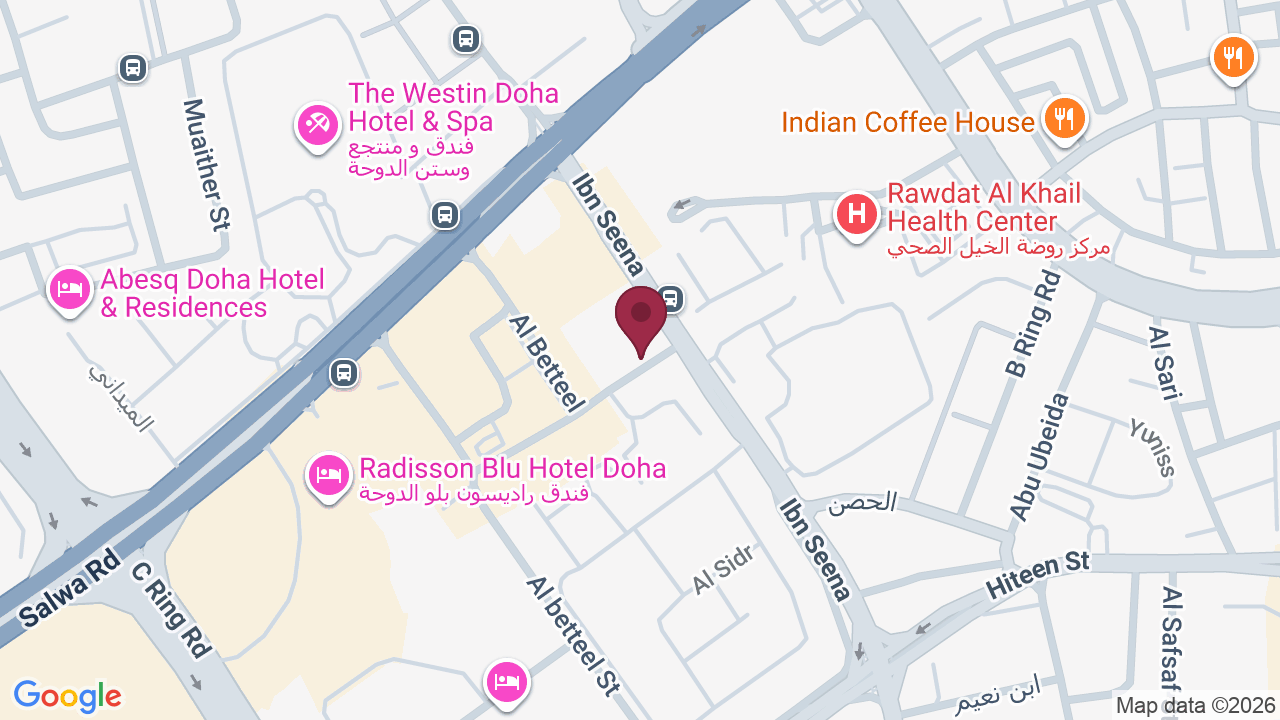Map showing Queens Beauty Centre and Spa