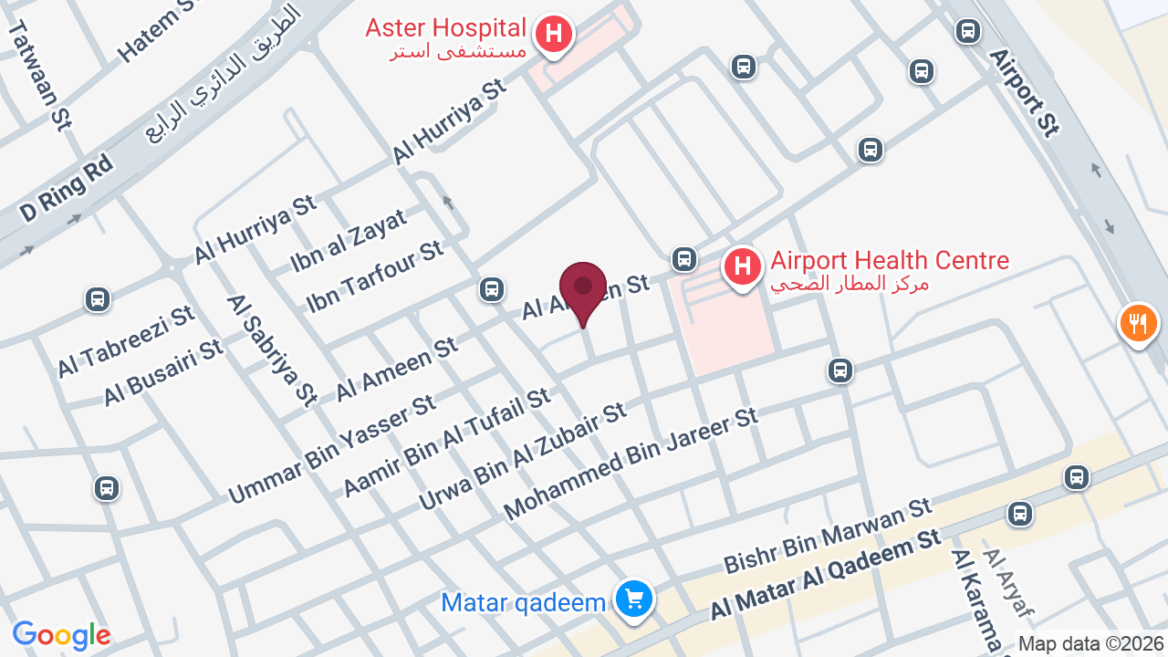 Map showing Sada Beauty for Ladies Salon