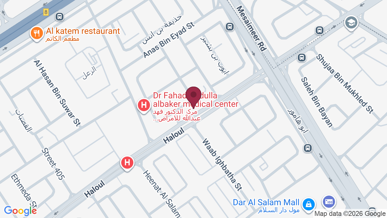 Map showing Trendz Beauty Salon & Wellness Center