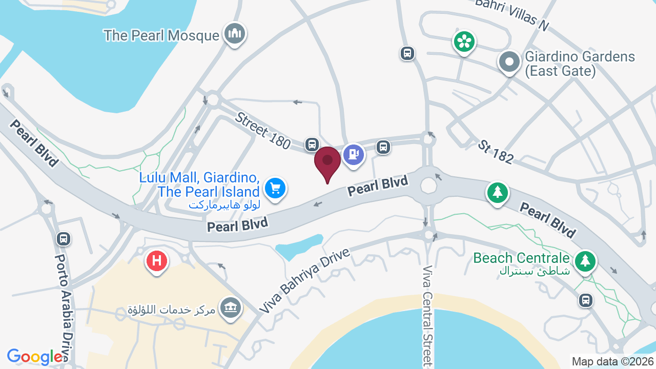 Map showing EIKO Nail & Beauty Bar