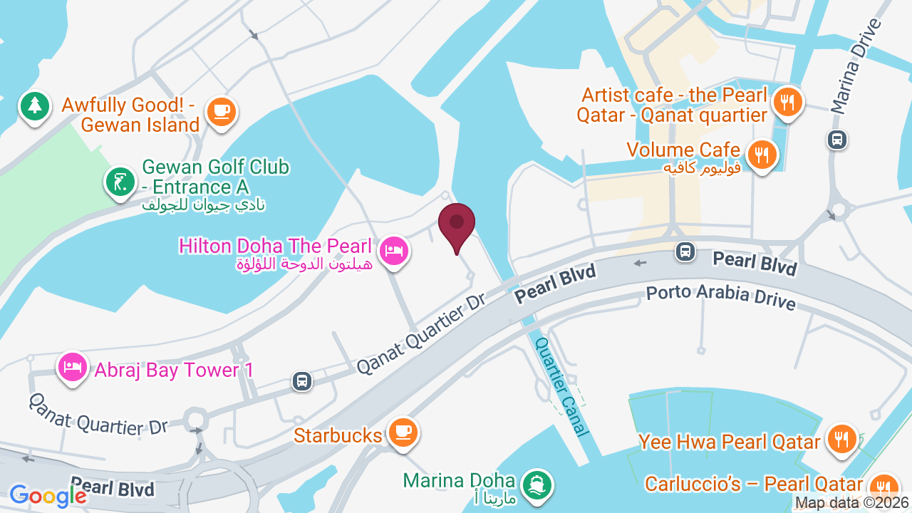 Map showing eforea Spa & Health Club
