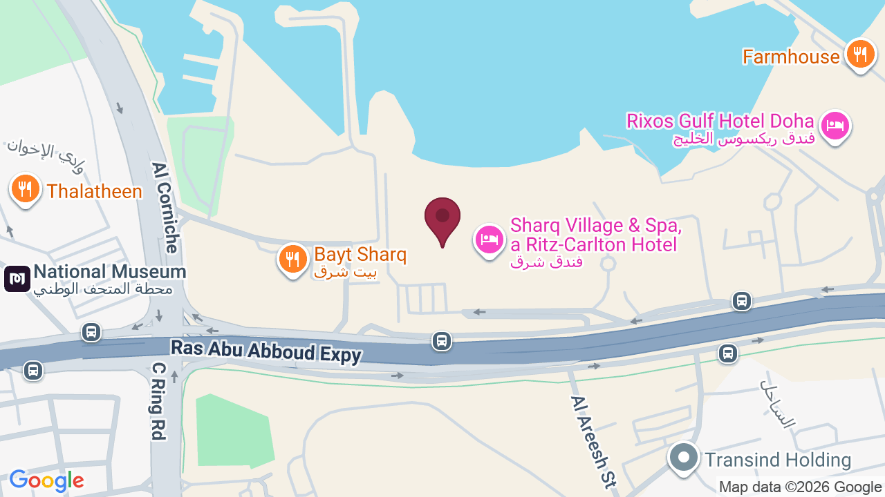 Map showing Spa at Sharq Village