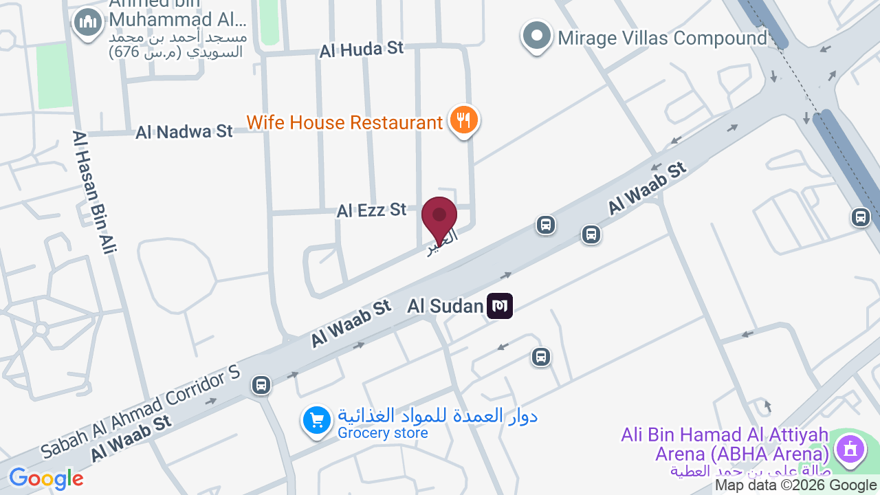Map showing Royal Thai Lady Spa Massage Al Waab
