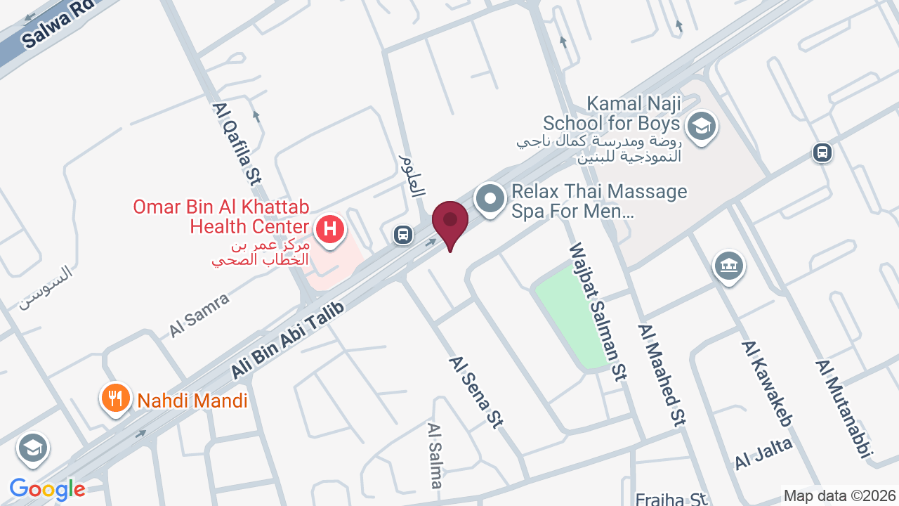 Map showing Relax Thai Lady Spa