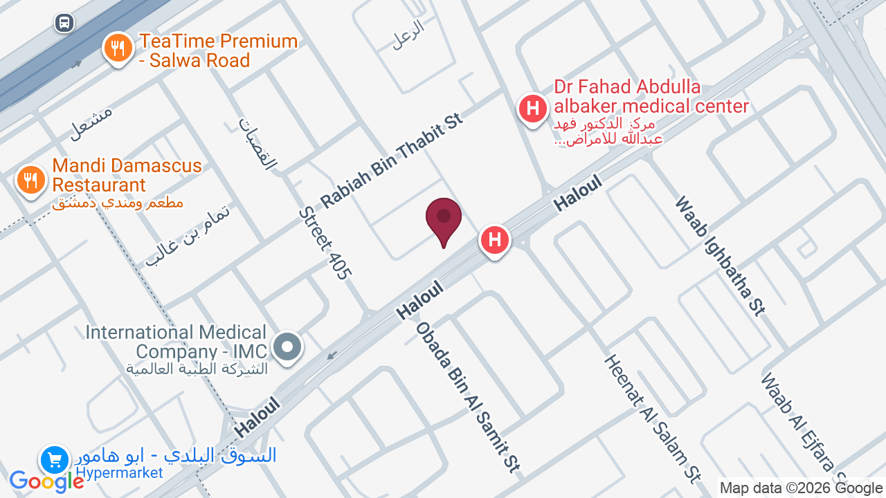 Map showing HANLIN INTERNATIONAL HEALTH AND SPA