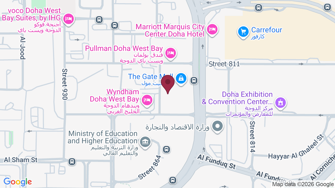 Map showing ŌAM Massage Boutique