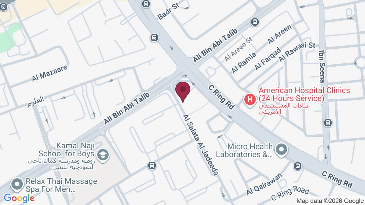 Map showing Beauty Clinic by Turkish Hospital