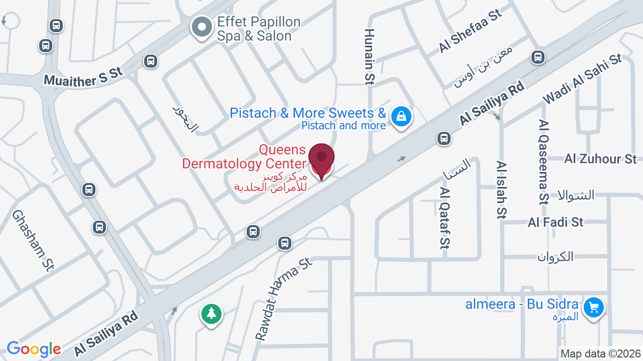 Map showing Queens Dermatology Center