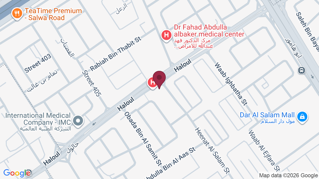 Map showing Premium Naseem Medical Centre