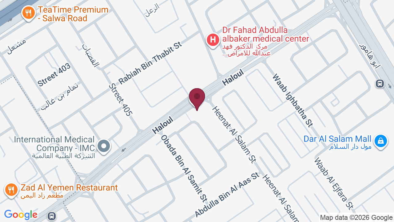 Map showing Beauty Medical Center