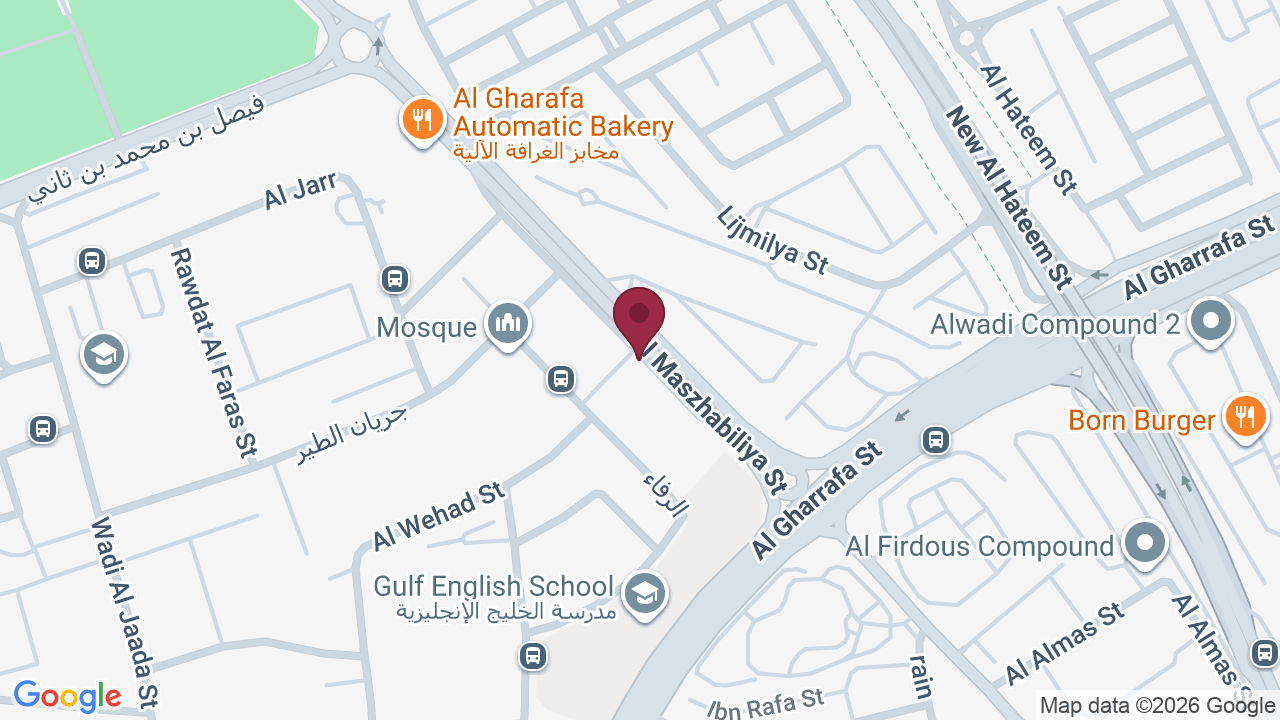 Map showing The Skin Art Medical Center مركز ذَسكنآرت الطبي