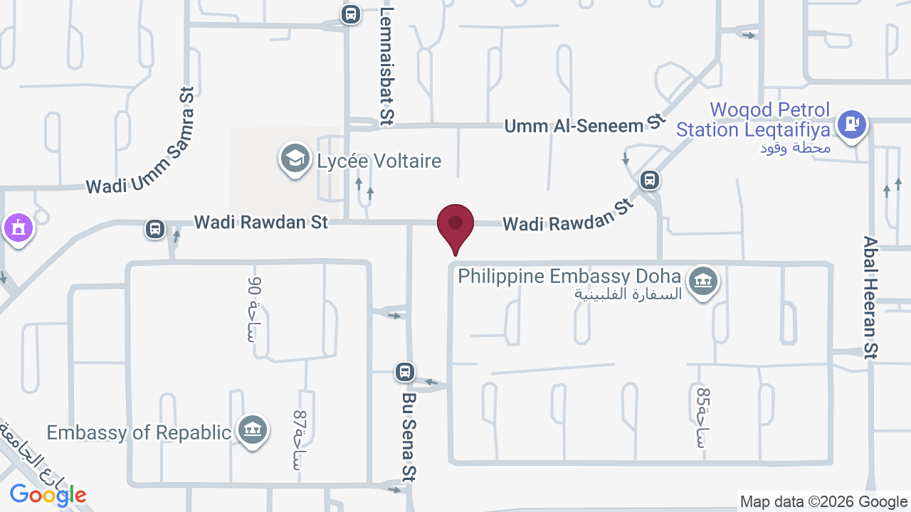 Map showing ATOS Medical Center | علاج طبيعي | أسنان | جلدية | ليزر | حجامة | تغذية | مركز اتوس الطبي
