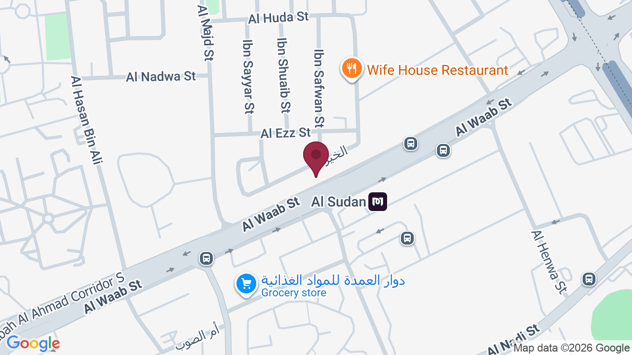 Map showing MK medical center