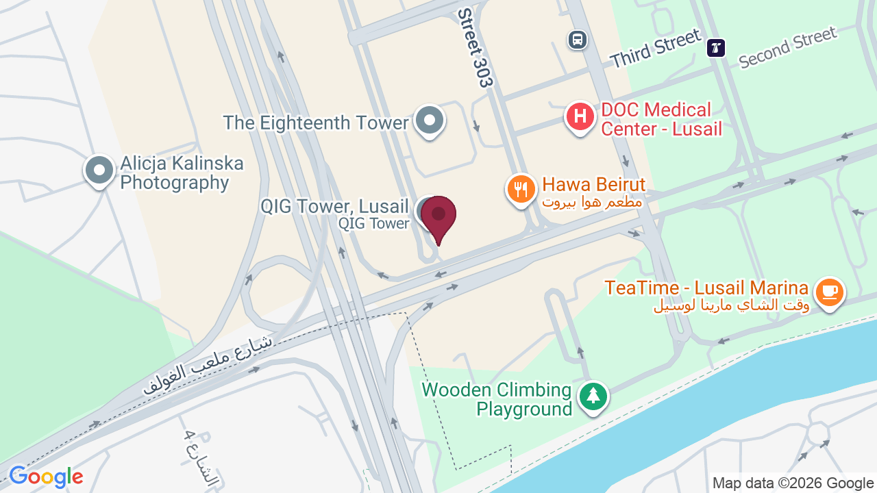 Map showing Platinum Medical Center