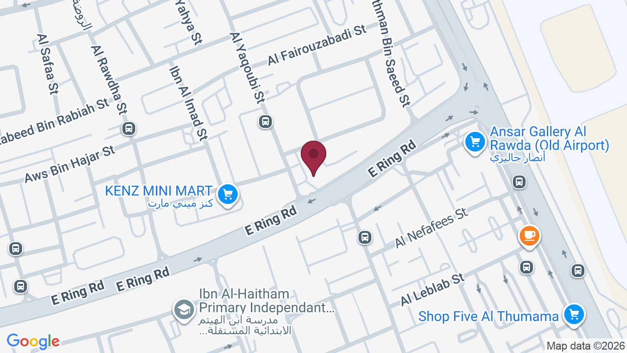 Map showing Jumana Medical Center